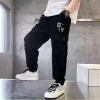 Quần dài thu đông bé trai, quần túi hộp nỉ dày size 18-52kg mẫu ABC giá 69k 14