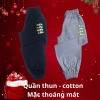 Quần dài thun cotton thu đông cho bé trai, bé gái 15‑40kg, thoáng mát, giảm giá 2
