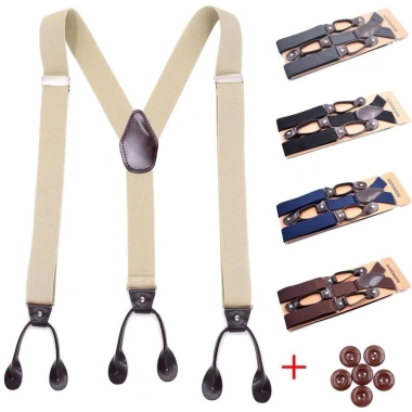 Quần Dây Thắt Lưng Nam Nữ Vintage NAMSHEVA - Nút Cuối Chữ Y, Giá Ưu Đãi 120k 6