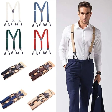 Quần Dây Thắt Lưng Nam Nữ Vintage NAMSHEVA - Nút Cuối Chữ Y, Giá Ưu Đãi 120k 7