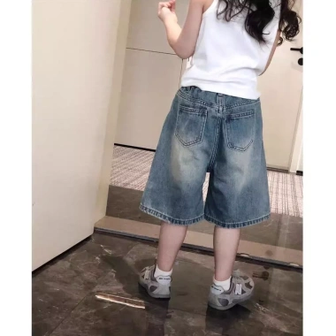 Quần Denim Rách Bé Gái Trẻ Em Phong Cách Tây – Mùa Xuân Hè, Giá Ưu Đãi 164.446₫ 6