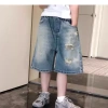 Quần Denim Rách Bé Gái Trẻ Em Phong Cách Tây – Mùa Xuân Hè, Giá Ưu Đãi 164.446₫ 9