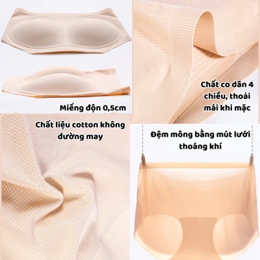 Quần Độn Mông SamBra QS11 - Không Lộ Mút, Lộ Viền, Mỏng Nhẹ, Thoáng Khí, 169k 4