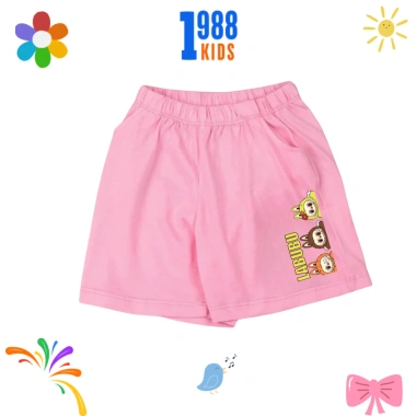 Quần đùi 1.988Kids cotton trơn cho bé 15‑40kg, đa màu, in gấu Lotso & Labubu - giảm còn 84.000₫ 6