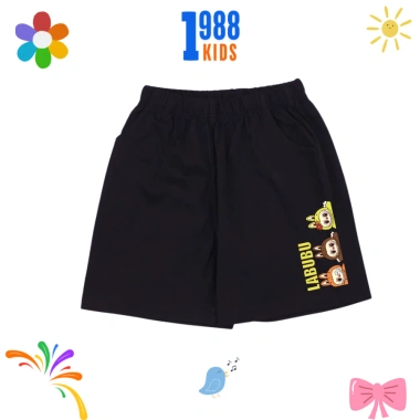 Quần đùi 1.988Kids cotton trơn cho bé 15‑40kg, đa màu, in gấu Lotso & Labubu - giảm còn 84.000₫ 8