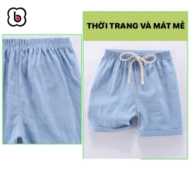 Quần đùi bé BabyloveGO vải mềm unisex 10-45kg QT011 - Giá ưu đãi 89.000₫ 6