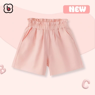 Quần đùi bé gái BabyloveGO cạp chun, kaki mềm mịn, thoáng mát - Giá ưu đãi 85.000₫ 9
