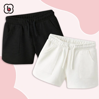 Quần đùi bé gái BabyloveGO QT009 cạp chun co giãn thoải mái - Giá chỉ 83.300₫