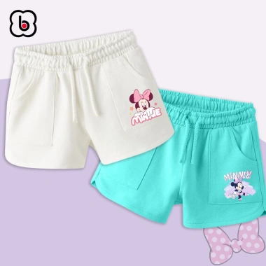 Quần đùi bé gái BabyloveGO short mùa hè co giãn thoáng khí in hình Mickey Mouse 119k 3 Quần đùi bé gái BabyloveGO short mùa hè co giãn thoáng khí in hình Mickey Mouse 119k 3