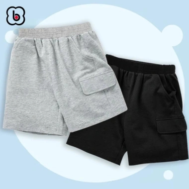 Quần đùi bé trai BabyloveGO QT002 short túi nắp gấp, chun co giãn, mềm mịn, thoáng mát, giá 89.000₫ 2