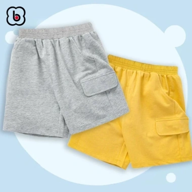 Quần đùi bé trai BabyloveGO QT002 short túi nắp gấp, chun co giãn, mềm mịn, thoáng mát, giá 89.000₫ 4