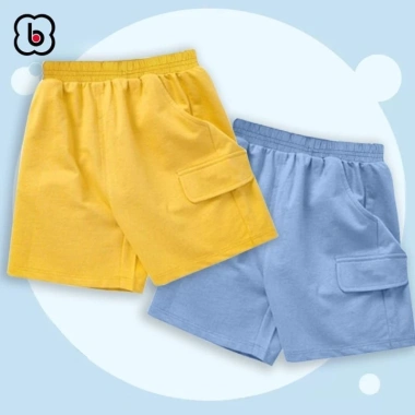 Quần đùi bé trai BabyloveGO QT002 short túi nắp gấp, chun co giãn, mềm mịn, thoáng mát, giá 89.000₫ 7