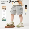 Quần Đùi Bé Trai BabyloveGO QT004 - Short Túi Hộp Cạp Chun Co Giãn, Thoải Mái, Giá 129k Giảm Giá