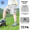 Quần Đùi Bé Trai BabyloveGO QT004 - Short Túi Hộp Cạp Chun Co Giãn, Thoải Mái, Giá 129k Giảm Giá 5