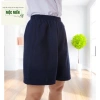 Quần đùi bé trai màu xanh - Đồng phục tiểu học cấp 1, lưng chun, giá chỉ 58.650đ
