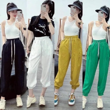 Quần đũi bo chân rút dây màu cá tính Thoải mái, giảm 10% chỉ 90.000₫