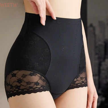 Quần Đùi Cao Cấp WEETW Ren Hoa Thêu Hoa Shapewear Kiểm Soát Bụng Giảm Béo Sau Sinh 112k