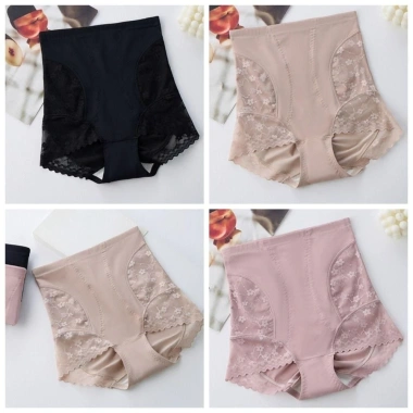 Quần Đùi Cao Cấp WEETW Ren Hoa Thêu Hoa Shapewear Kiểm Soát Bụng Giảm Béo Sau Sinh 112k