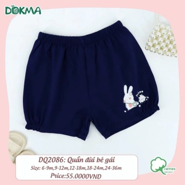 Quần Đùi Cotton Bé Gái 8-13kg Dokma DQ951-2.856 - Giá ưu đãi 55.000 VNĐ 12 Quần Đùi Cotton Bé Gái 8-13kg Dokma DQ951-2.856 - Giá ưu đãi 55.000 VNĐ 12