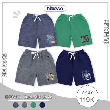 Quần Đùi Da Cá Bé Trai 22-42kg DQ1.416 DQ2.083 Thể Thao Giá ưu đãi 119.000 VND 2