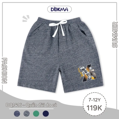Quần Đùi Da Cá Bé Trai 22-42kg DQ1.416 DQ2.083 Thể Thao Giá ưu đãi 119.000 VND 10
