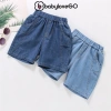 Quần đùi jeans BabyLoveGO cho bé - Denim mềm nhẹ, co giãn, giảm giá 179k