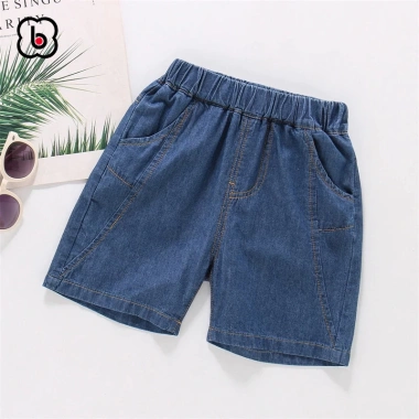 Quần đùi jeans BabyLoveGO cho bé - Denim mềm nhẹ, co giãn, giảm giá 179k 4