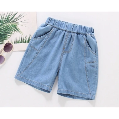 Quần đùi jeans BabyLoveGO cho bé - Denim mềm nhẹ, co giãn, giảm giá 179k 9