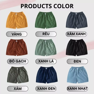 Quần đùi Kate nam trơn co giãn LADOS 4.071, thoáng mát, có túi, đa màu – chỉ 77.000₫ 2