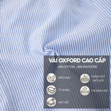 Quần Đùi Kẻ Sọc Nhí Lưng Chun Dây Rút Oxford Cao Cấp - Form Basic Dễ Phối 3
