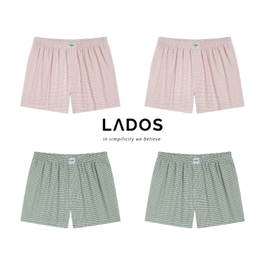 Quần đùi nam LADOS-7.151 chất kate mềm mát, họa tiết caro kháng khuẩn basic 10 Quần đùi nam LADOS-7.151 chất kate mềm mát, họa tiết caro kháng khuẩn basic 10