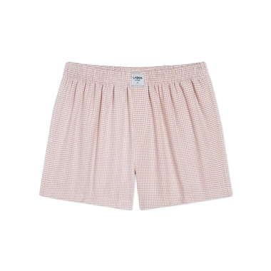 Quần Đùi Ngủ Nam LADOS-4.155 Chất Kate Mềm Mát, Caro Trẻ Trung, Kháng Khuẩn, Kiểu Basic - Giá 75.000₫ 2