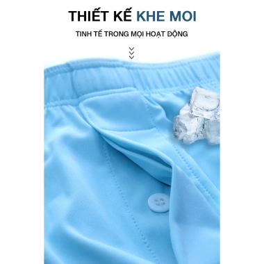 Quần đùi ngủ nam MICRO ICE mát lạnh combo 3, thoáng mát mùa hè, co giãn 145.000₫ 6