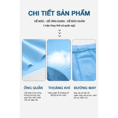 Quần đùi ngủ nam MICRO ICE mát lạnh combo 3, thoáng mát mùa hè, co giãn 145.000₫ 7