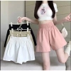 Quần đùi nữ cạp chun basic vải mát: thoáng mát, ôm chuẩn, giá chỉ 69k 2