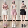 Quần đùi nữ cạp chun basic vải mát: thoáng mát, ôm chuẩn, giá chỉ 69k 4