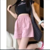 Quần đùi nữ cạp chun basic vải mát: thoáng mát, ôm chuẩn, giá chỉ 69k 8