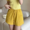 Quần đùi nữ ống rộng cạp chun bigsize, chất liệu mềm, thoáng mát, giá 60.000₫ 6
