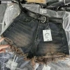 Quần đùi short jean nữ cạp cao, thiết kế lai tua rua thời trang MS07 - Giá 129k 2