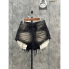 Quần đùi short jean nữ cạp cao, túi tua lộ túi thời trang - Giá chỉ 129.000 VND