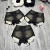 Quần đùi short jean nữ cạp cao, túi tua lộ túi thời trang - Giá chỉ 129.000 VND 2