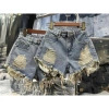 Quần đùi short jean nữ lưng cao rách, đùi lộ túi hack thời trang - Giá chỉ 129k