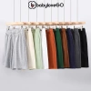 Quần đùi short thun BabyloveGO cho bé, cotton thoáng mát, có túi 85.000₫