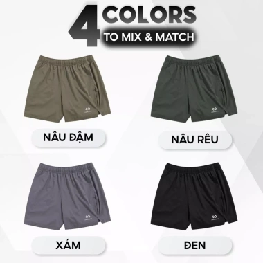 Quần đùi thể thao nam LADOS-4.191 dáng ngắn chất dù co giãn nhẹ, năng động – 108.000₫ 2