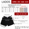 Quần đùi thun nam LADOS-4.156 cotton 4 chiều dày dặn, co giãn, mịn mát – thời trang tập thể thao, mặc nhà, chỉ 144k 5