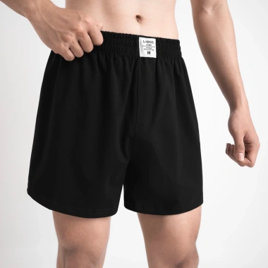 Quần đùi thun nam LADOS-4.156 cotton 4 chiều dày dặn, co giãn, mịn mát – thời trang tập thể thao, mặc nhà, chỉ 144k