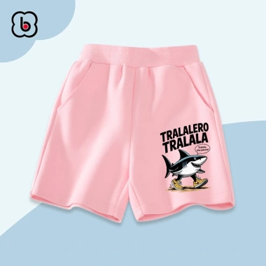 Quần đùi Tralalero BabyloveGO chất nỉ da cá thể thao cho bé 1‑10 tuổi, giá 99.000 VNĐ 9