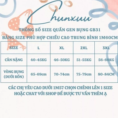 Quần Gen Cạp Cao ChunXuu Su Lụa Ren Hoa Dáng Đùi, Đai Chỉnh - GB31 Giá 159k 3 Quần Gen Cạp Cao ChunXuu Su Lụa Ren Hoa Dáng Đùi, Đai Chỉnh - GB31 Giá 159k 3