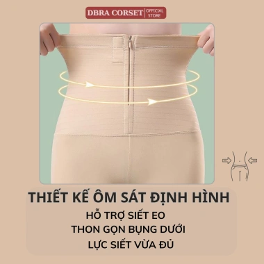 Quần Gen DBRA CORSET GB.58 - Nịt bụng siết eo, nâng mông, gọn bụng đùi, bảo hộ 3 Quần Gen DBRA CORSET GB.58 - Nịt bụng siết eo, nâng mông, gọn bụng đùi, bảo hộ 3