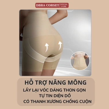 Quần Gen DBRA CORSET GB.58 - Nịt bụng siết eo, nâng mông, gọn bụng đùi, bảo hộ 4 Quần Gen DBRA CORSET GB.58 - Nịt bụng siết eo, nâng mông, gọn bụng đùi, bảo hộ 4